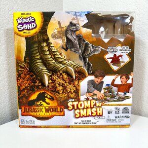 Jurassic World Dominion Stomp n' Stash Game w/ Kinetic Sand Christmas Holiday